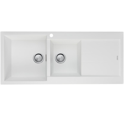 Santorini 1 & 3/4 Bowl Topmount Sink With Drainer