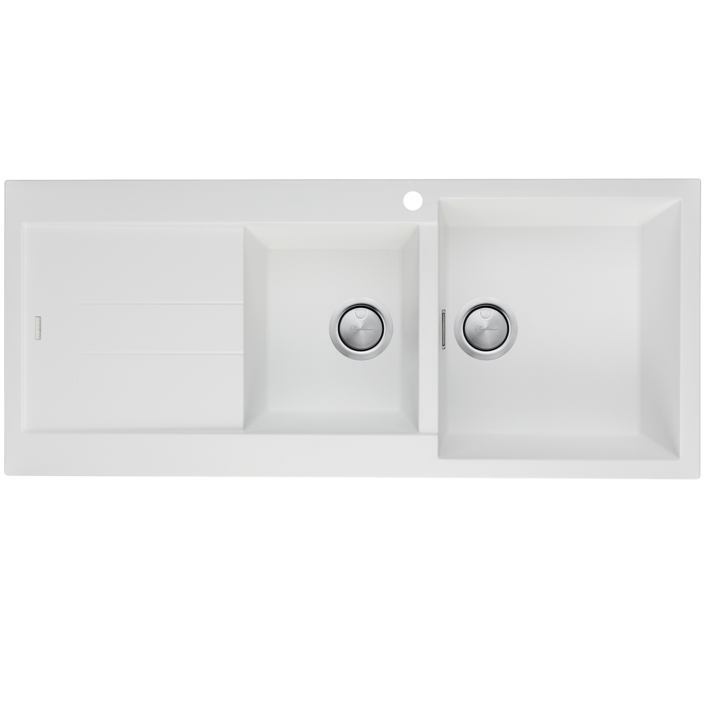 Santorini 1 & 3/4 Bowl Topmount Sink With Drainer