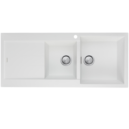 Santorini 1 & 3/4 Bowl Topmount Sink With Drainer