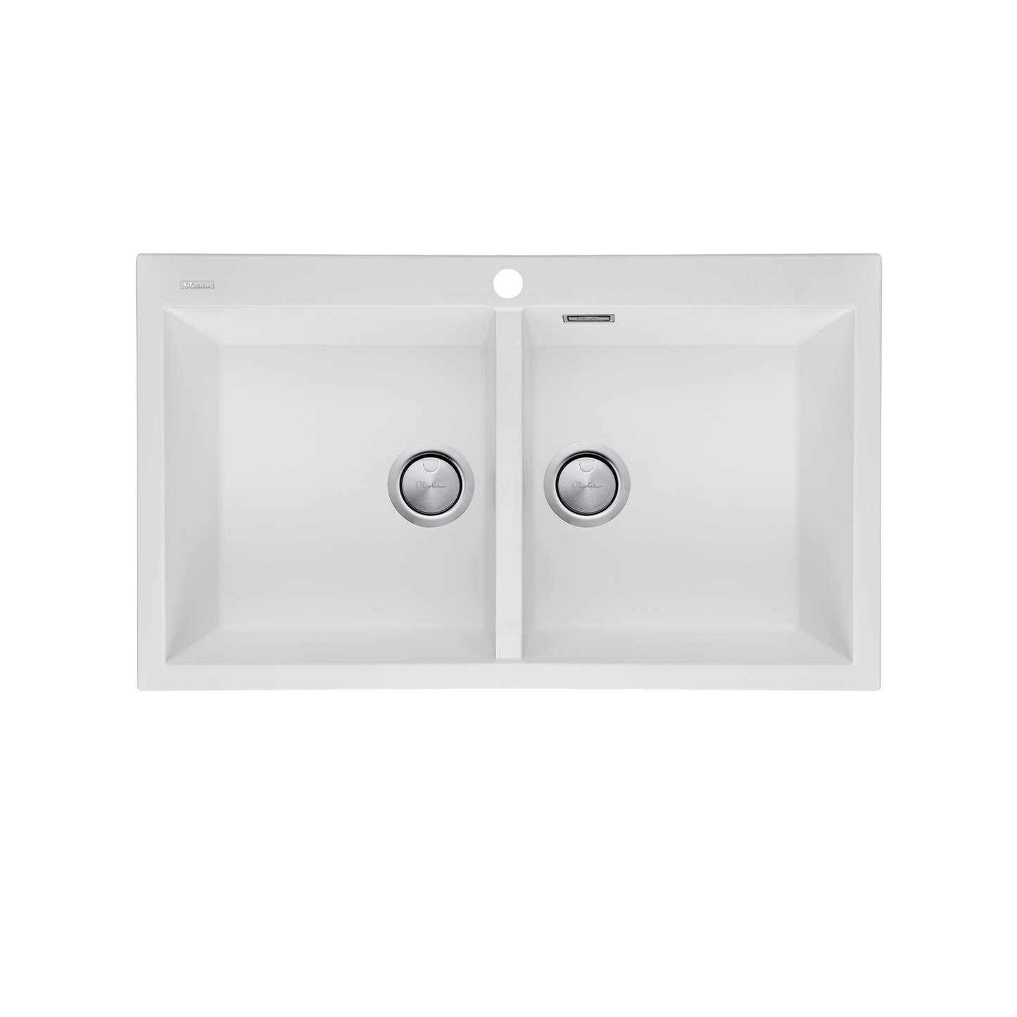 Santorini Double Bowl Topmount Sink