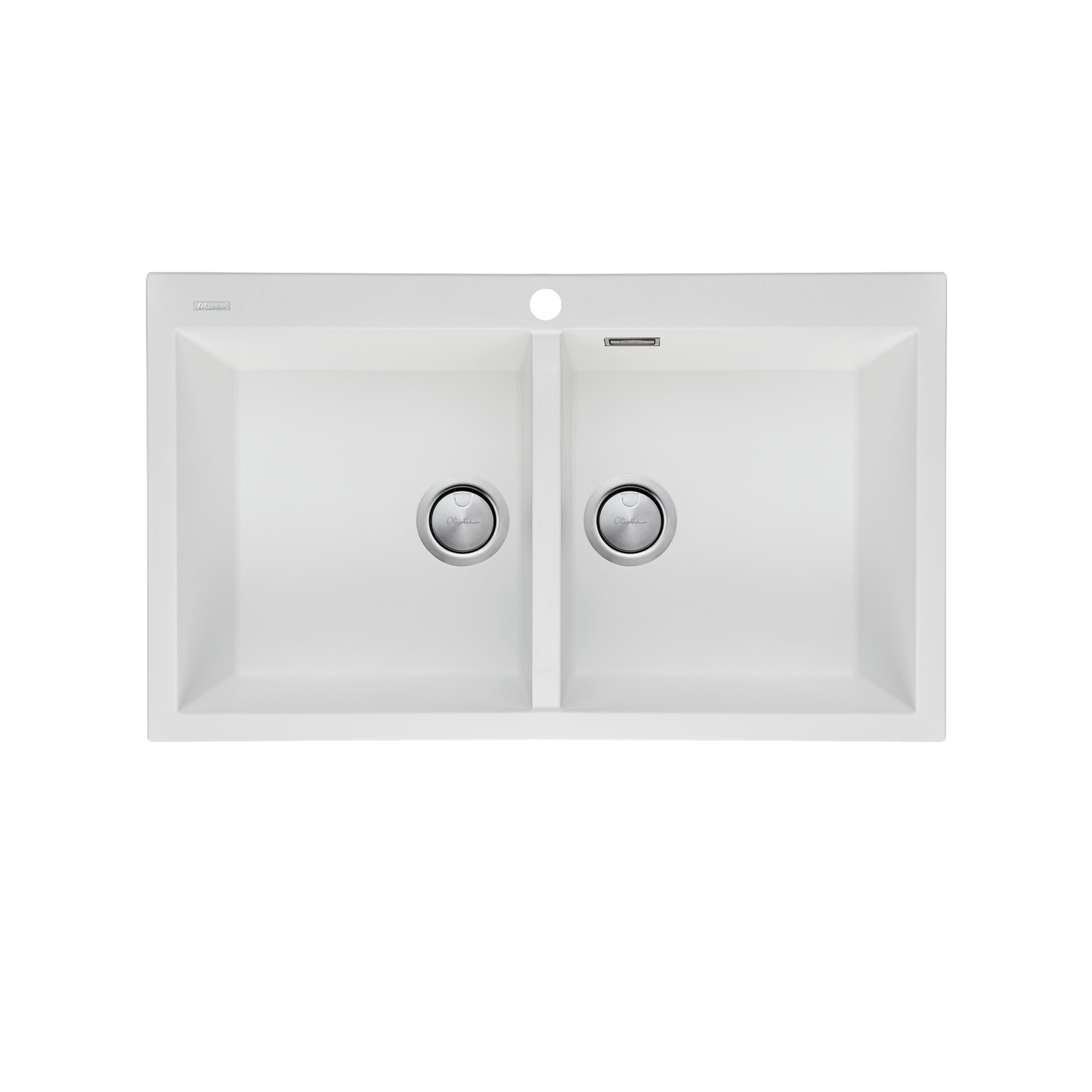 Santorini Double Bowl Topmount Sink