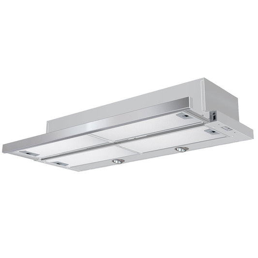 Smeg Slide Out Recirculated Rangehood Stainless Steel 90cm