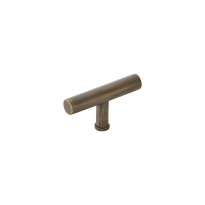 Momo Strano T Knob 60mm in Antique Brass