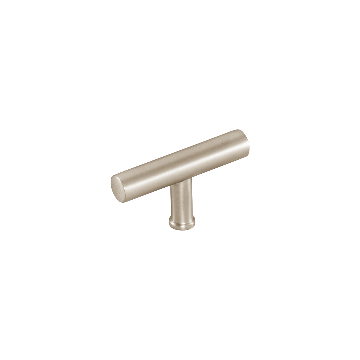 Momo Strano T Knob 60mm in Dull Brushed Nickel