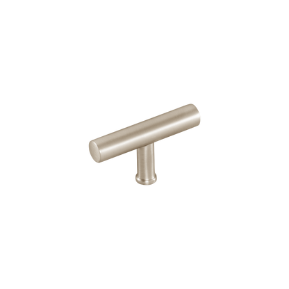 Momo Strano T Knob 60mm in Dull Brushed Nickel