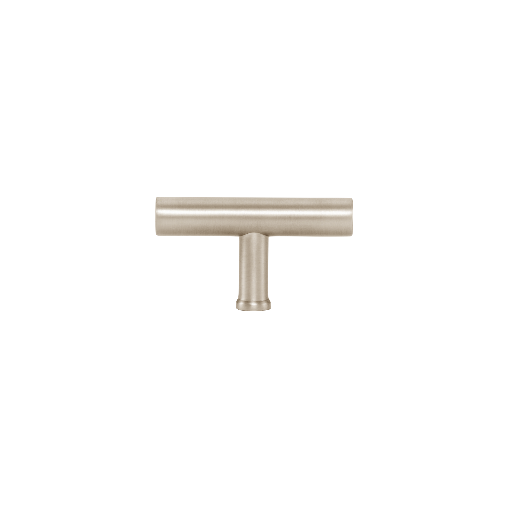 Momo Strano T Knob 60mm in Dull Brushed Nickel (1)