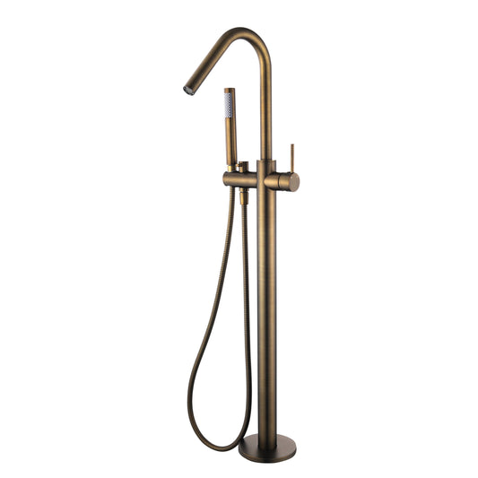 Star Freestanding Bath Mixer With Hand Shower