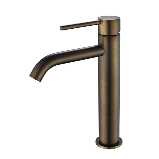 Star Mini Mid-Rise Basin Mixer Curved Spout