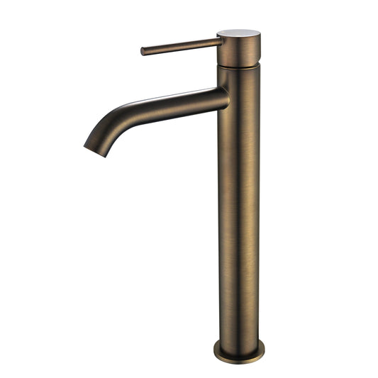 Star Mini High Rise Basin Mixer Curved Spout