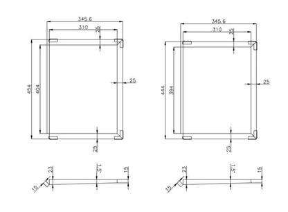 Rose Gold Stainless Steel Sink Tray for 440mm Sinks