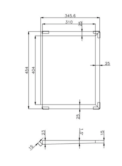 Rose Gold Stainless Steel Sink Tray for 450–460mm Sinks
