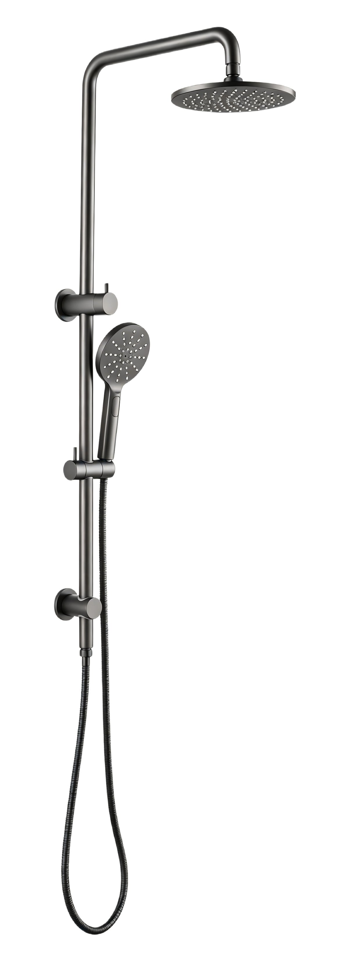 Solace Rain Shower Set in Forged Gunmetal