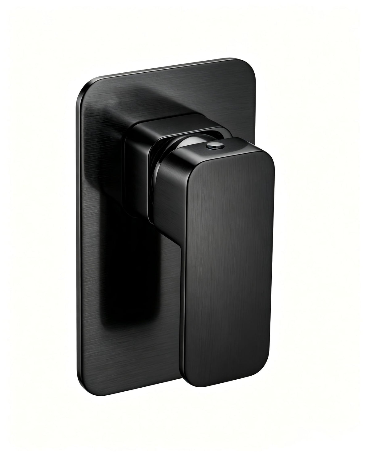 Solace Shower Wall Mixer in Noir Obsidian