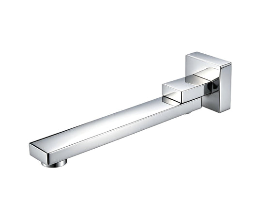 Syrin Swivel Bath Spout in Sterling Chrome