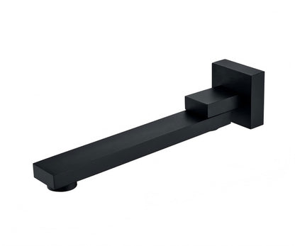 Syrin Swivel Bath Spout in Noir Obsidian