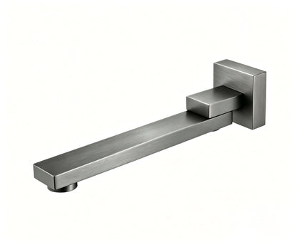 Syrin Swivel Bath Spout in Forged Gunmetal