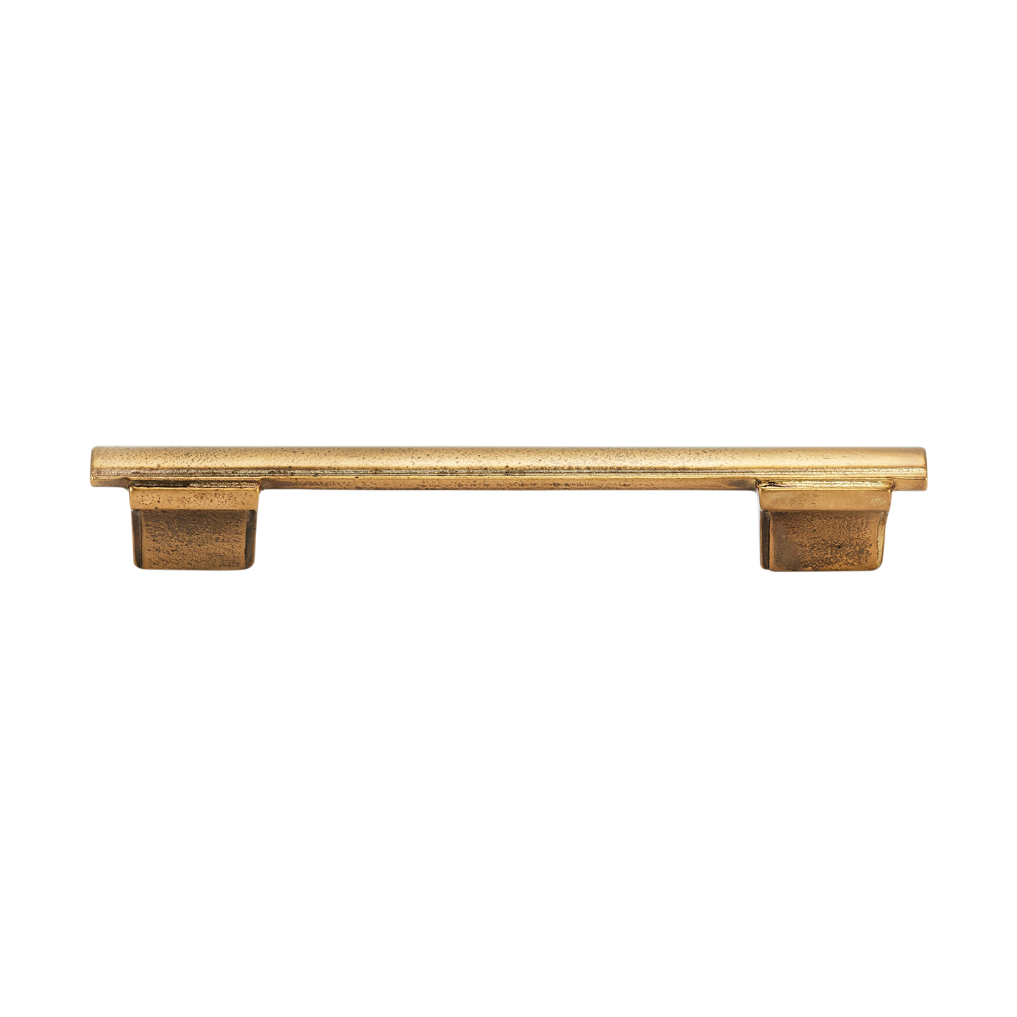 Momo Emma D Handle 128mm in Aged Antique Brass (1)