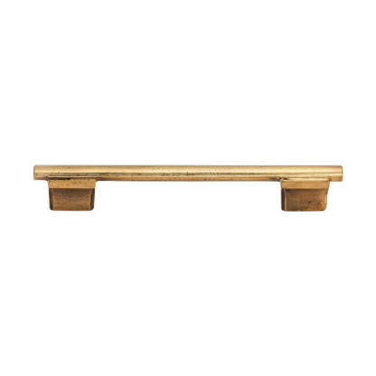 Momo Emma D Handle 128mm in Aged Antique Brass (1)
