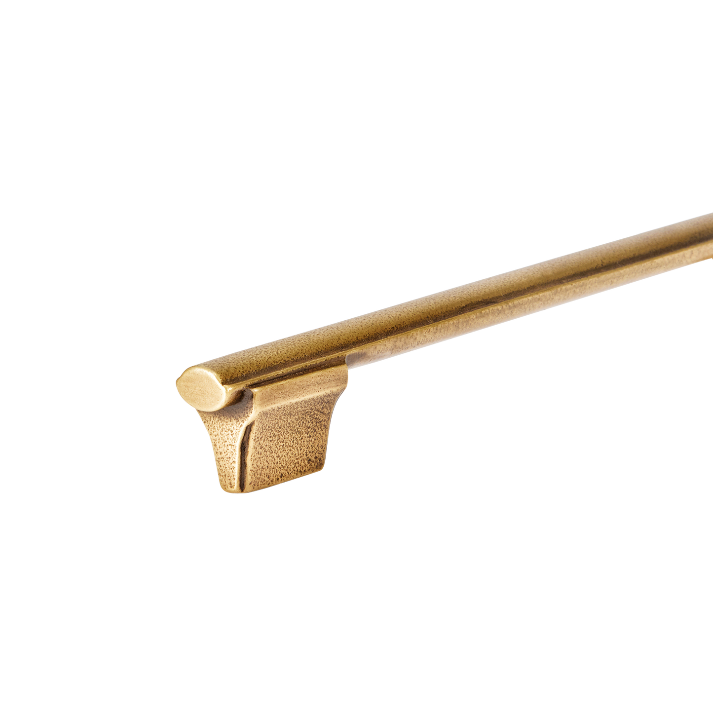 Momo Emma D Handle 128mm in Aged Antique Brass (2)
