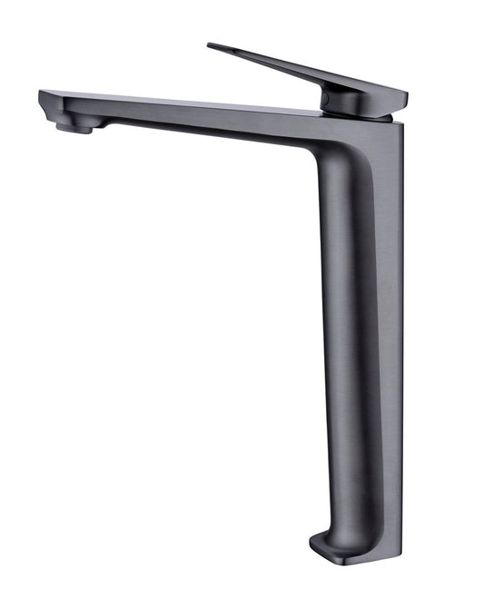 Cavallo Gun Metal Grey Tall Basin Mixer