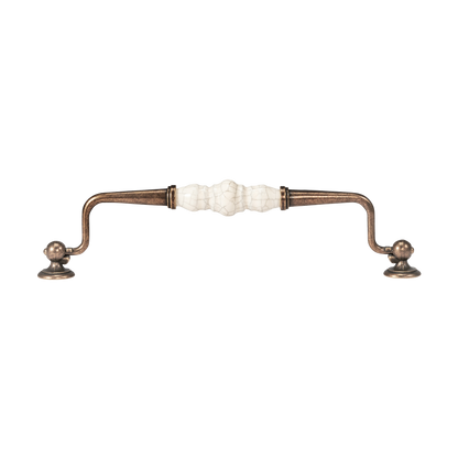 Momo Trianon Swivel Bail 224mm in Cream Crackle & Antique Brass (1)