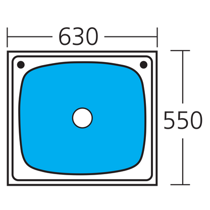Laundry 70L Tub With Rinse Bypass