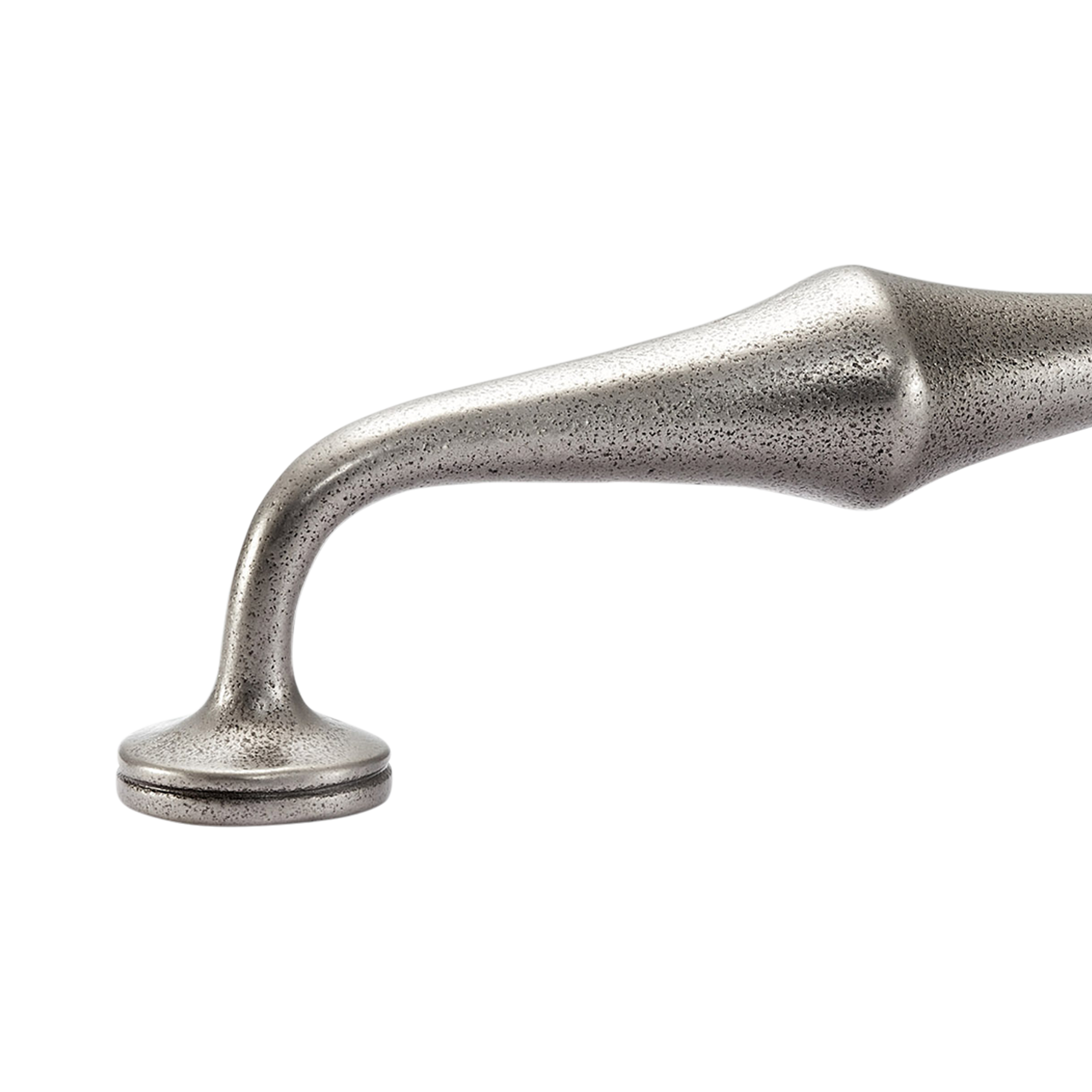 Momo Crosby D Handle 128mm in Pewter (2)