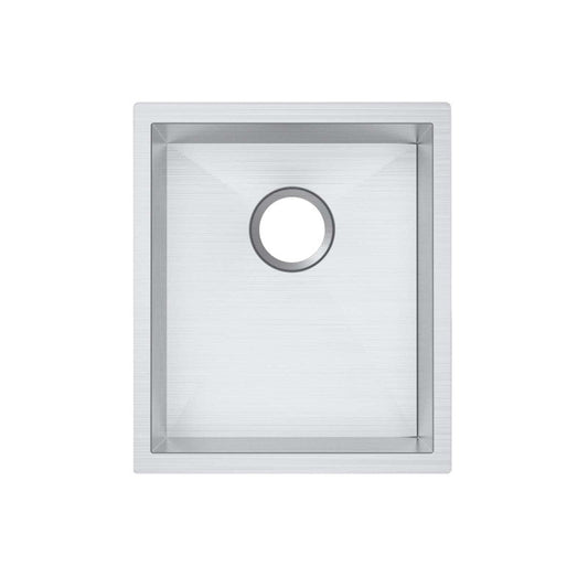 390x450x215mm 1.2mm Handmade Top/Undermount Single Bowl Kitchen Sink