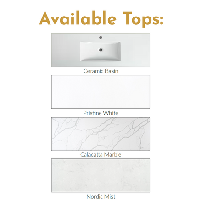 Capri 1200mm Wall Hung Vanity