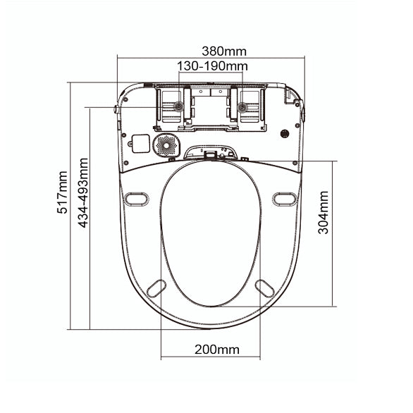 Bonn CleanSense Electronic Bidet Seat