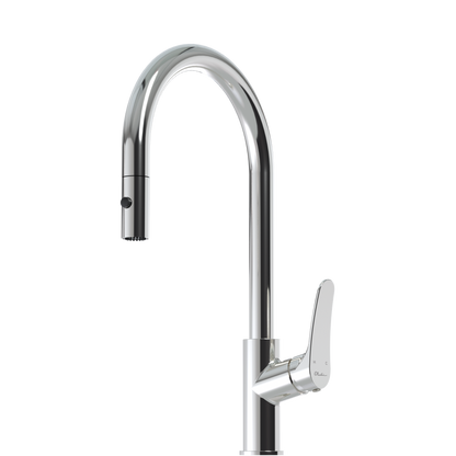Verona Pull Out Goose Neck Spray Mixer