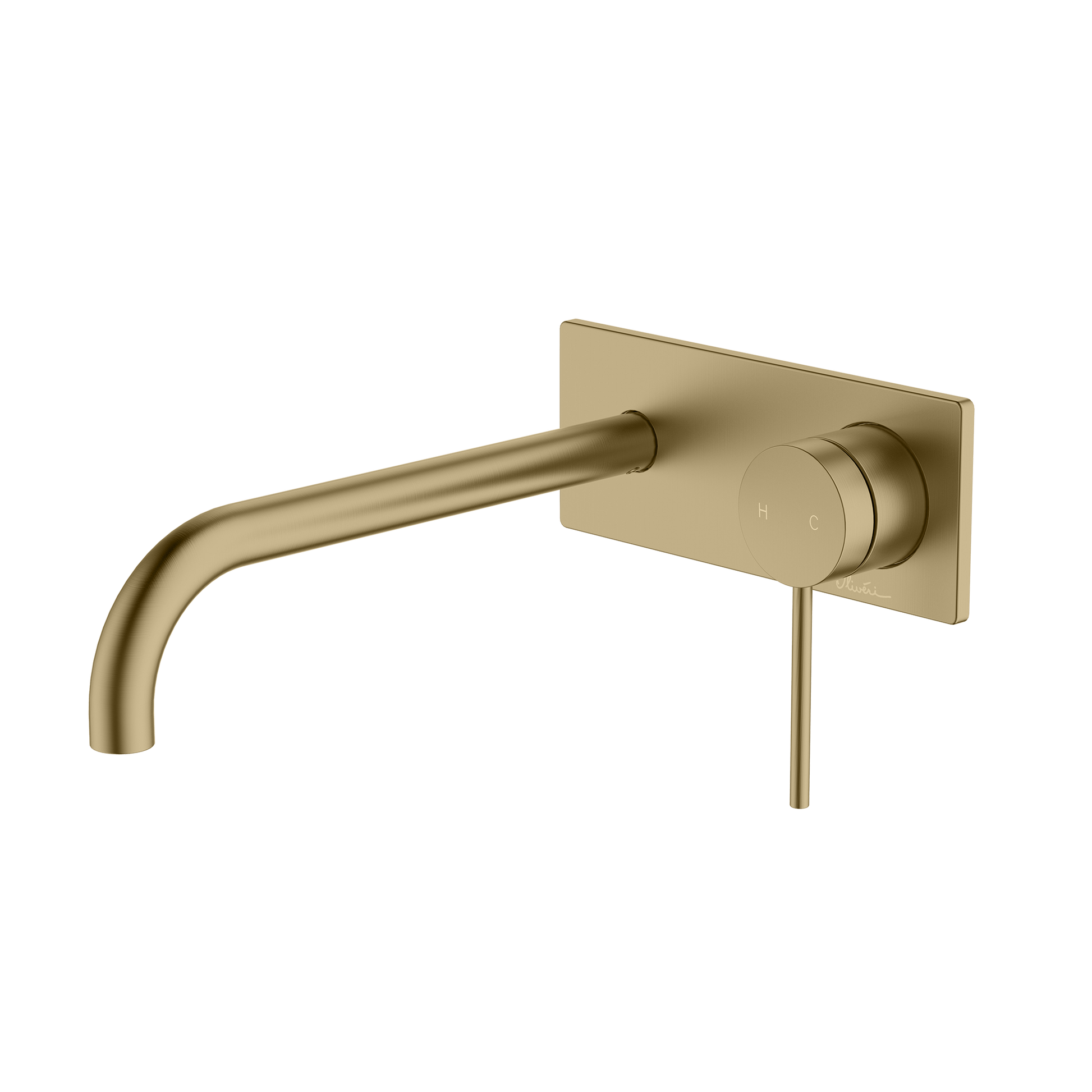 Venice Curved Wall Mixer Set