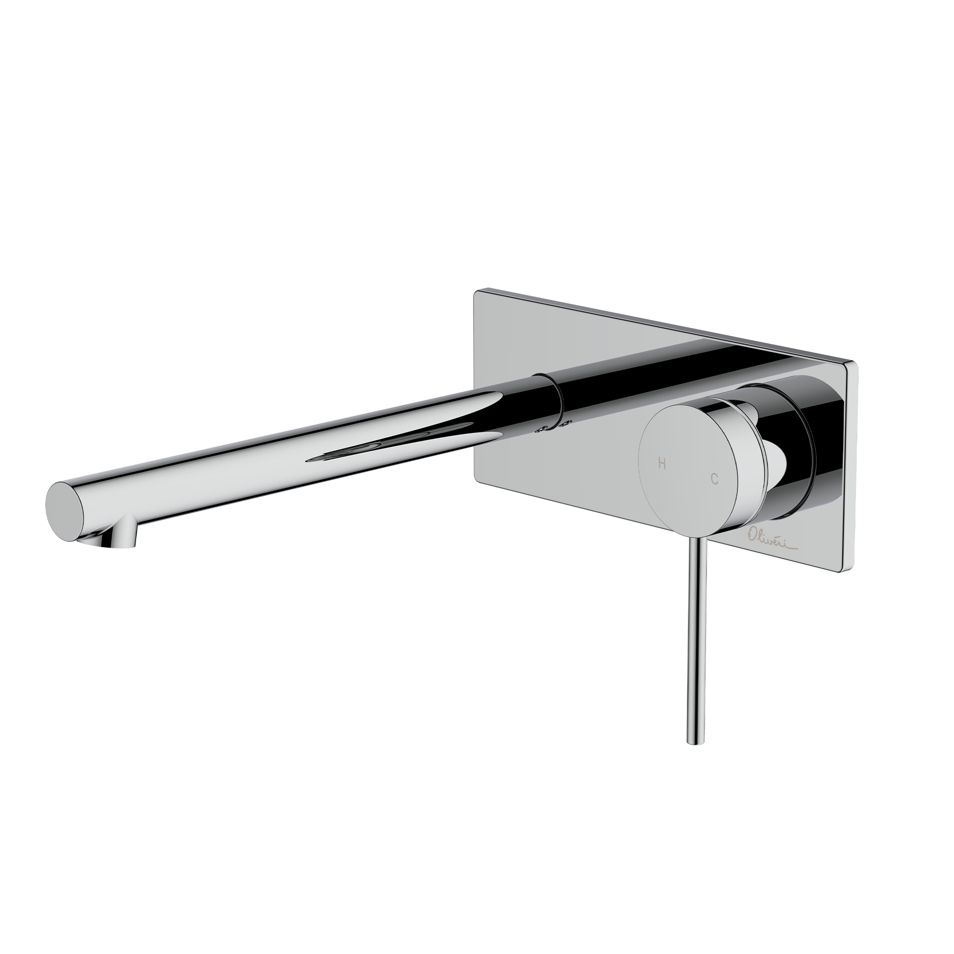Venice Straight Wall Mixer Set
