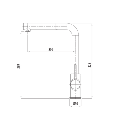 Venice Pull Out Right Angle Mixer