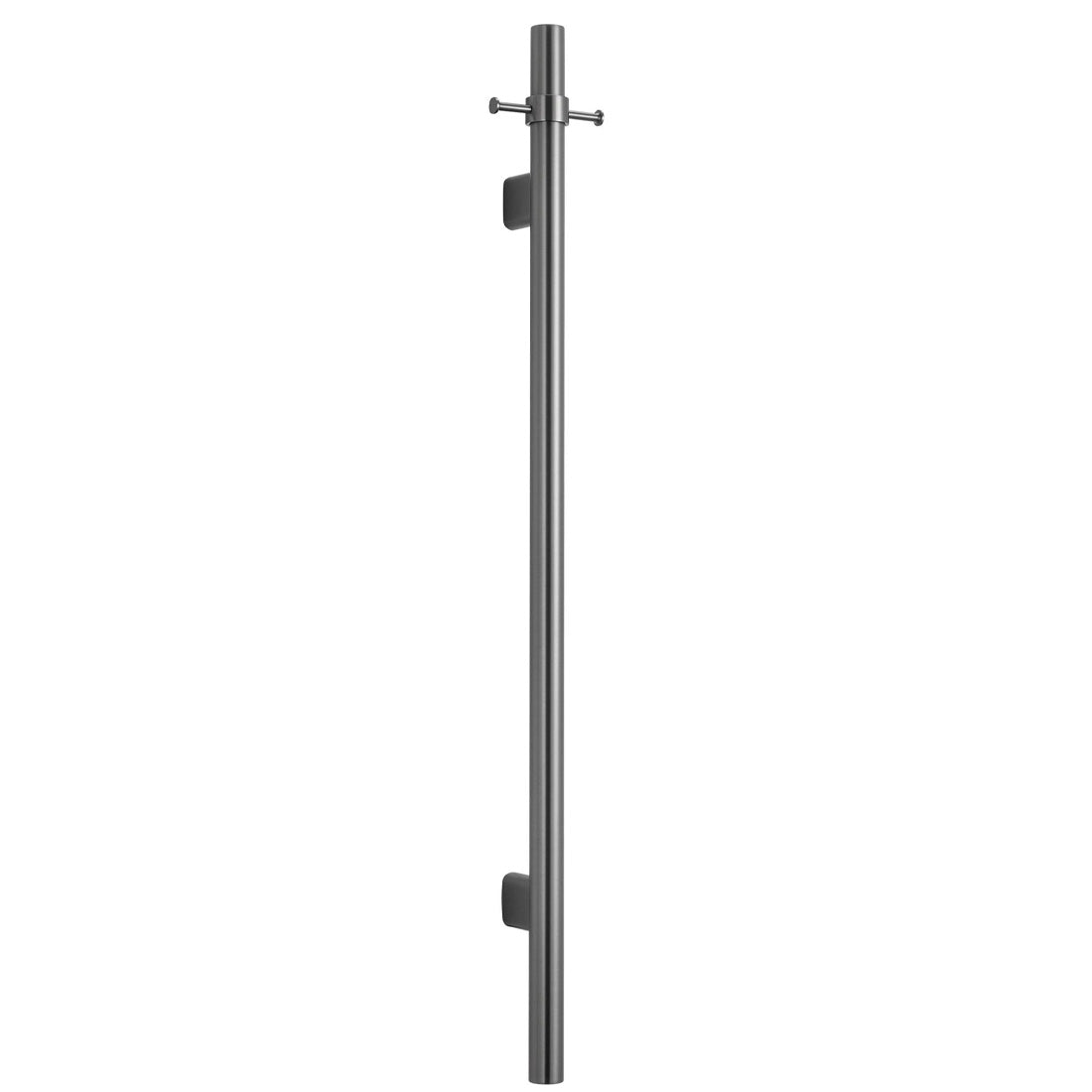 Bella Vista Mica Vertical Heated Towel Rail Gunmetal