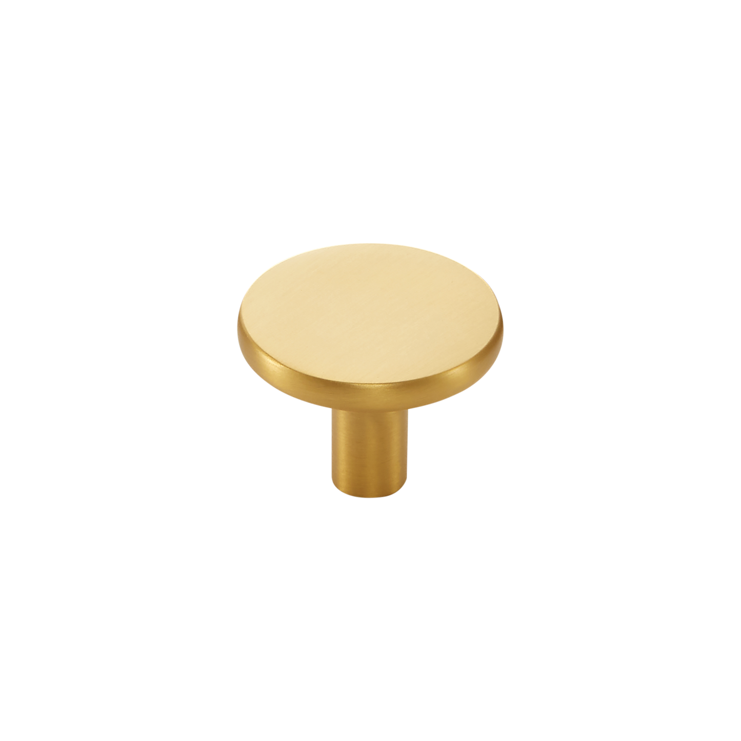 Momo Vena Round Knob 35mm in Brushed Satin Brass