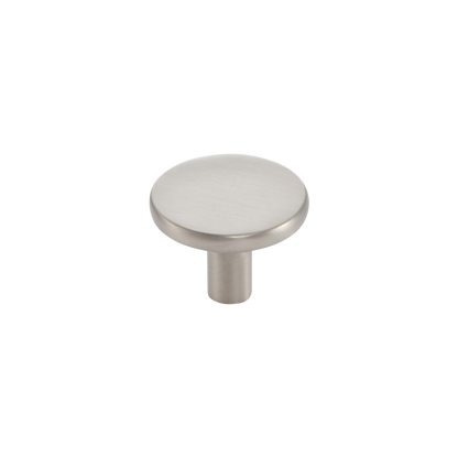 Momo Vena Round Knob 35mm in Dull Brushed Nickel