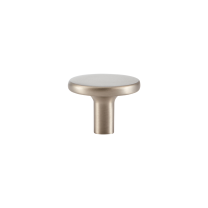 Momo Vena Round Knob 35mm in Dull Brushed Nickel (1)