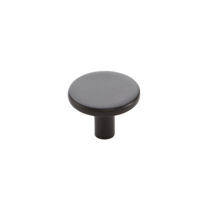 Momo Vena Round Knob 35mm in Matt Black