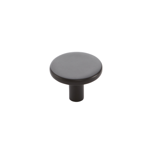 Momo Vena Round Knob 35mm in Matt Black