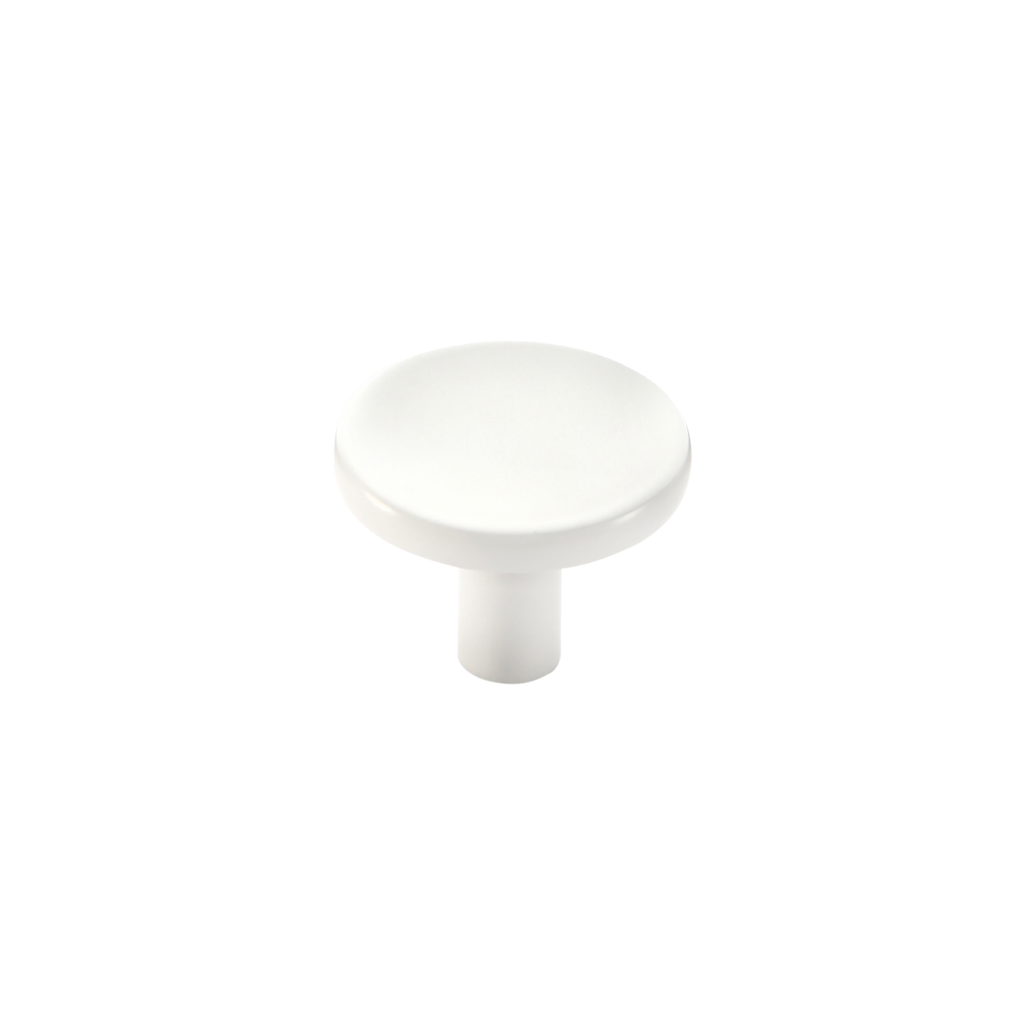 Momo Vena Round Knob 35mm in Matt White