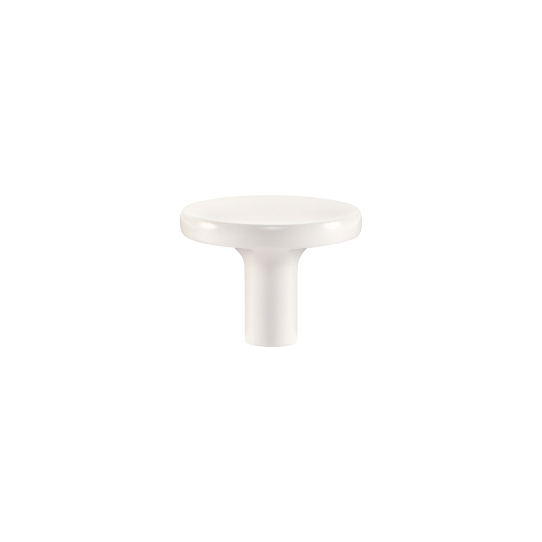 Momo Vena Round Knob 35mm in Matt White (1)
