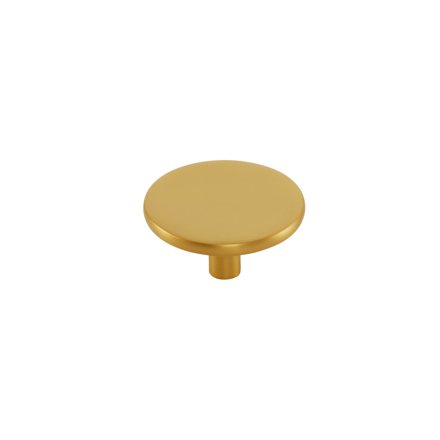 Momo Vena Round Knob 50mm in Brushed Satin Brass