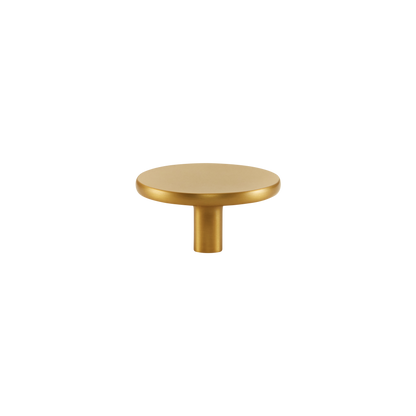 Momo Vena Round Knob 50mm in Brushed Satin Brass (1)