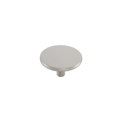 Momo Vena Round Knob 50mm in Dull Brushed Nickel