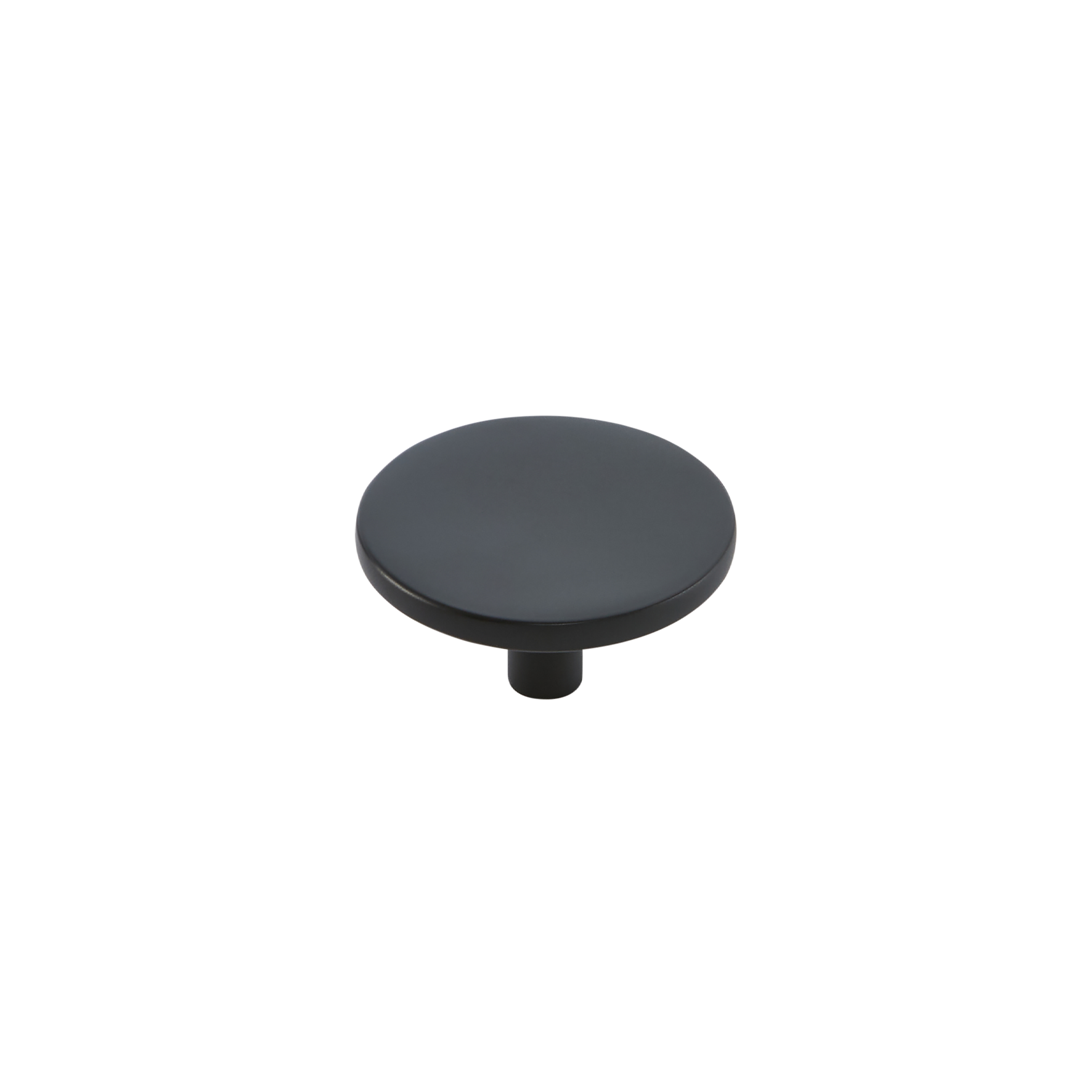 Momo Vena Round Knob 50mm in Matt Black