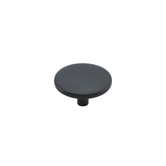Momo Vena Round Knob 50mm in Matt Black