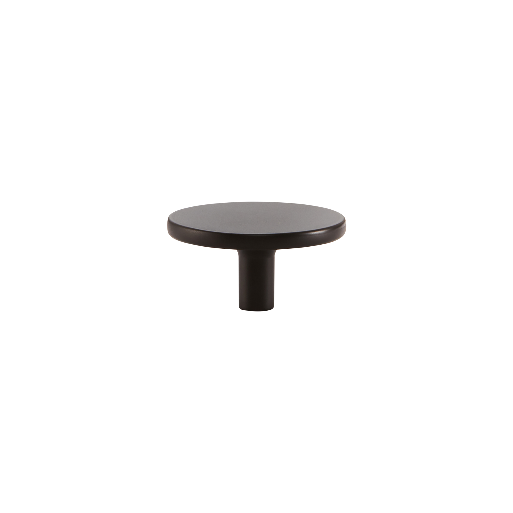 Momo Vena Round Knob 50mm in Matt Black (1)