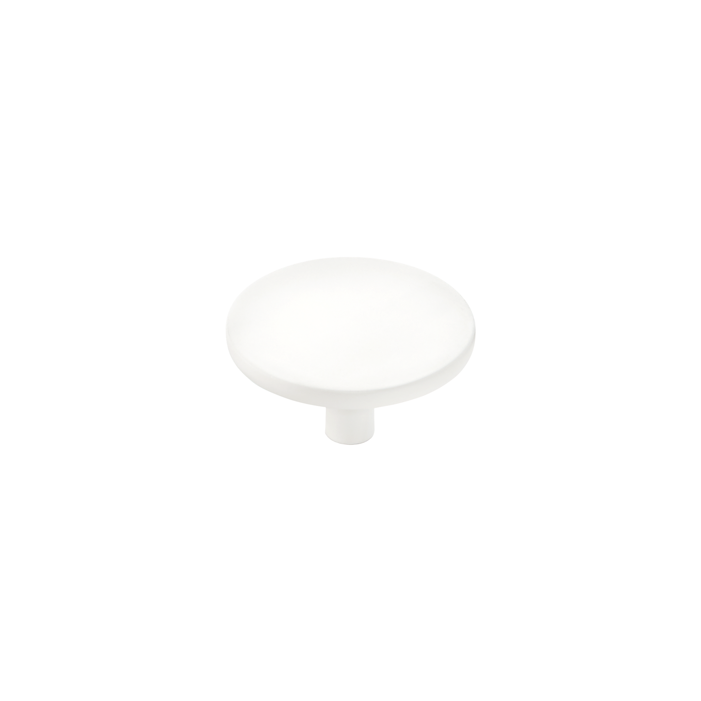Momo Vena Round Knob 50mm in Matt White