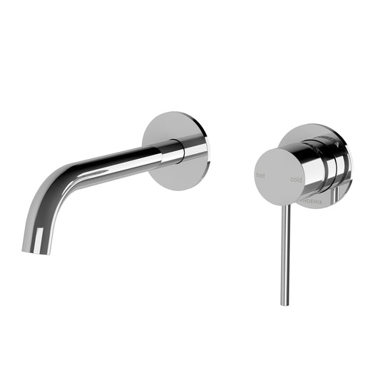 Vivid Slimline SwitchMix Wall Basin/Bath Mixer Set 60mm Backplates